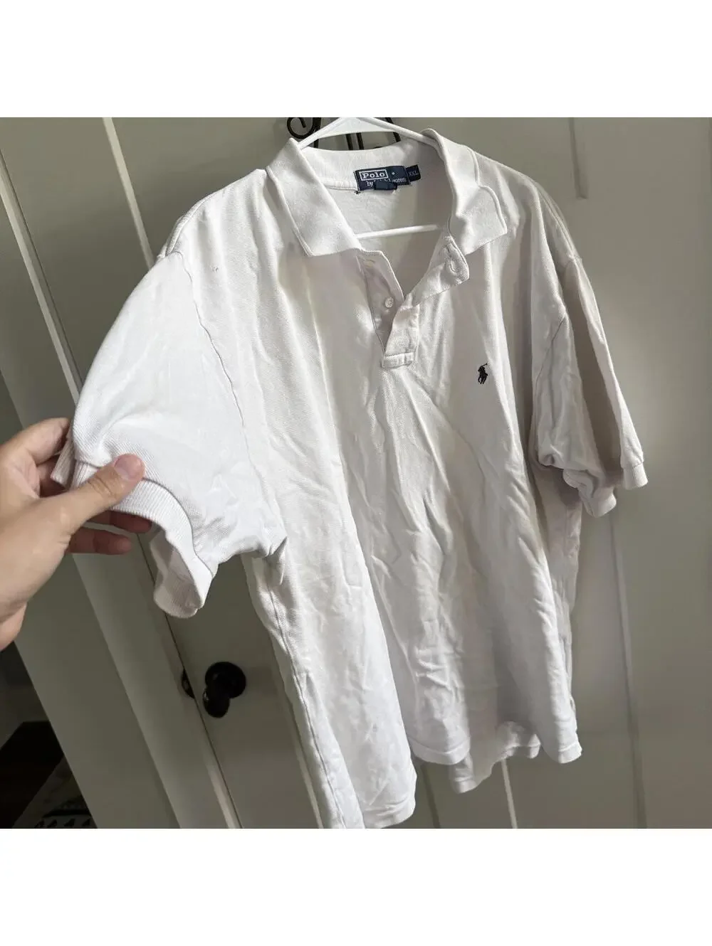 🤍 Classic Polo Ralph Lauren White Pony Polo